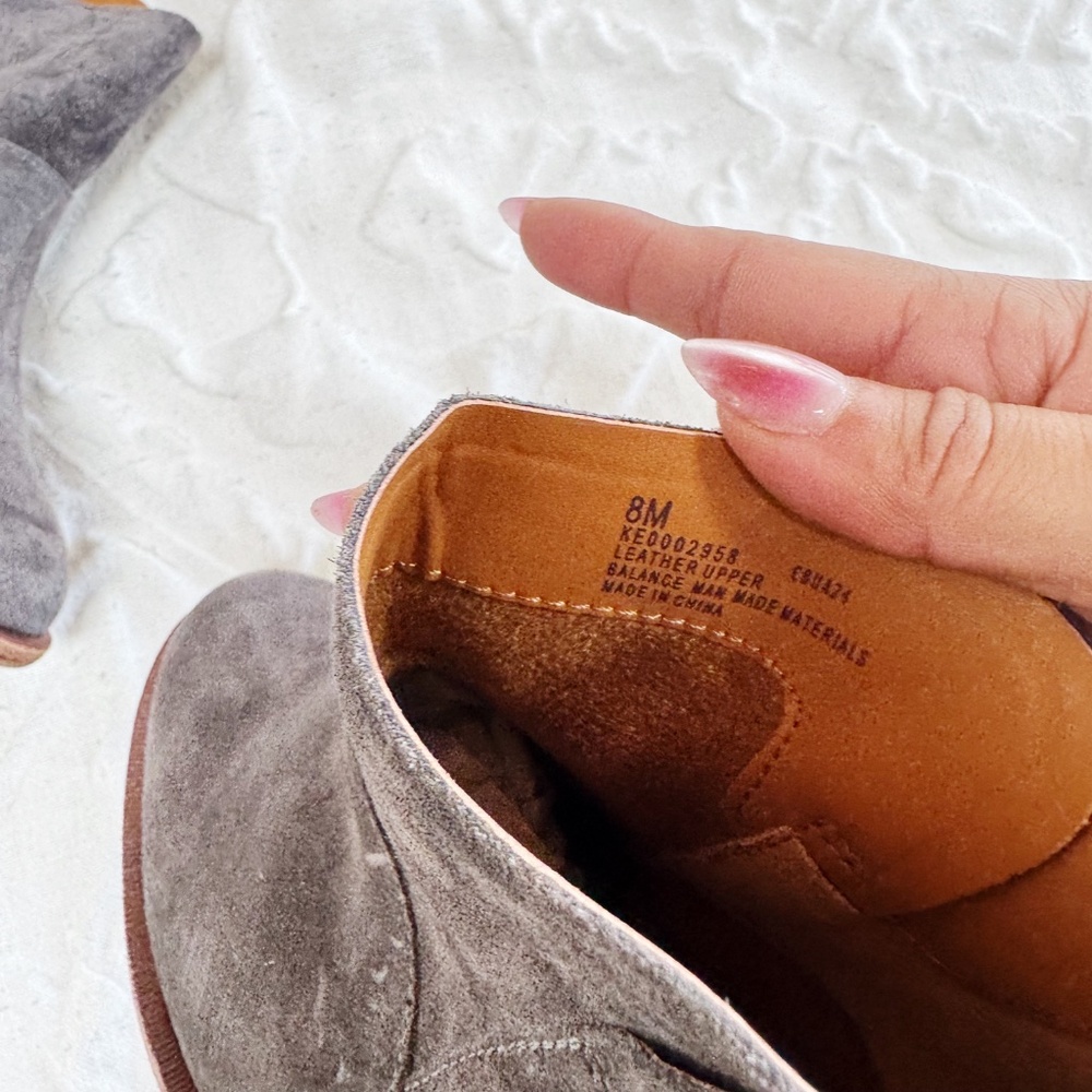 Kork-Ease Gray Ankle Boots - Picture 9 of 11